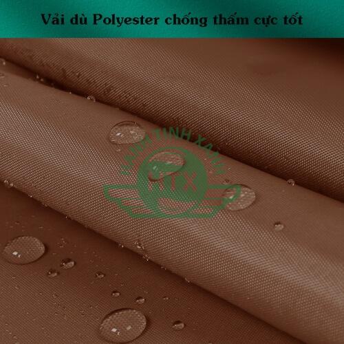 Cận cảnh vải Polyester chống thấm nước